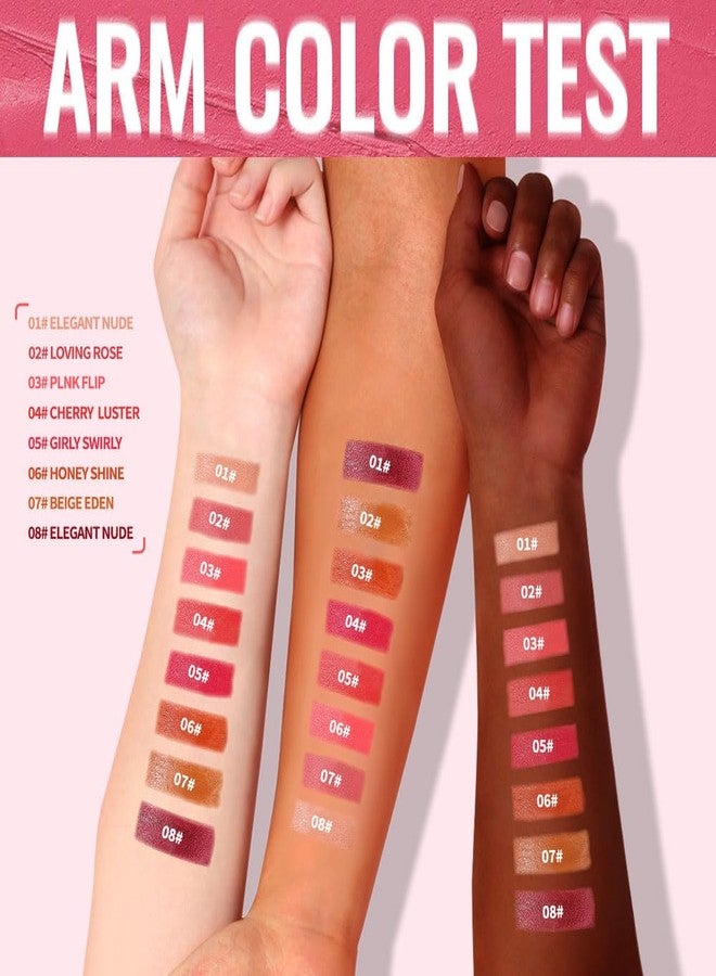Hxssll Matte Creamy Lipstick for Women, Long Lasting Waterproof Velvet Lipstick, Lip Stick Crayon Buildable Blendable Creamy Color, Moisturizing Longwear Lip Makeup 04# - Image 4